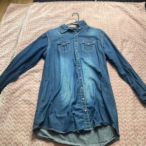 Wrangler Pearl-snap Denim dress